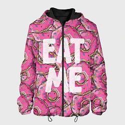 Куртка с капюшоном мужская Eat me, Homer, цвет: 3D-черный