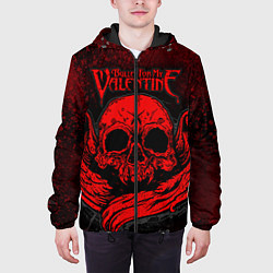 Куртка с капюшоном мужская BFMV: Red Skull, цвет: 3D-черный — фото 2