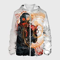 Куртка с капюшоном мужская Counter-Strike: SWAT, цвет: 3D-белый