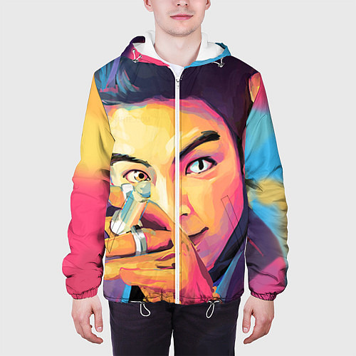 Мужская куртка Big Bang Art / 3D-Белый – фото 3