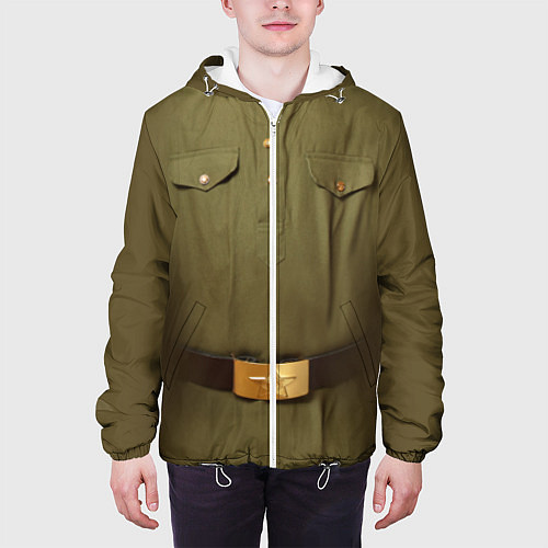 Мужская куртка Униформа солдата / 3D-Белый – фото 3