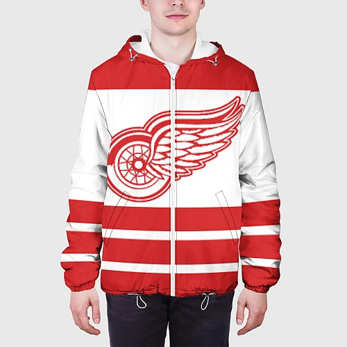 Мужская куртка Detroit Red Wings / 3D-Белый – фото 3
