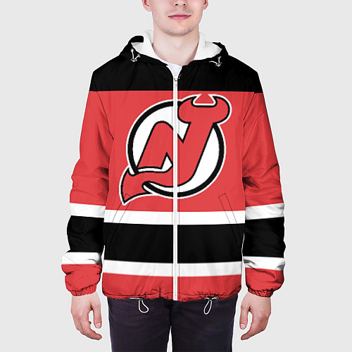 Мужская куртка New Jersey Devils / 3D-Белый – фото 3