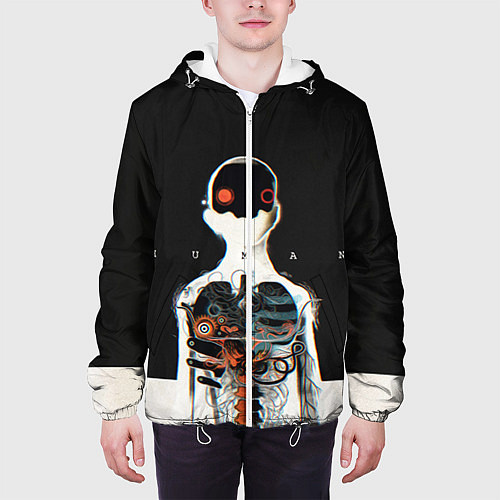 Мужская куртка Three Days Grace: Skeleton / 3D-Белый – фото 3