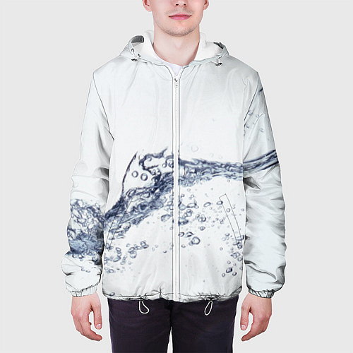 Мужская куртка Белая вода / 3D-Белый – фото 3