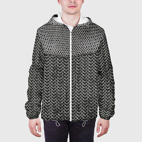 Мужская куртка Кольчуга / 3D-Белый – фото 3