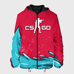 Куртка с капюшоном мужская CS:GO Water Elemental, цвет: 3D-черный