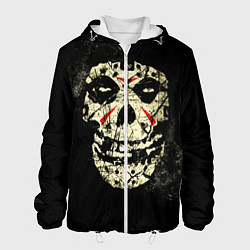 Куртка с капюшоном мужская Misfits: Death Face, цвет: 3D-белый