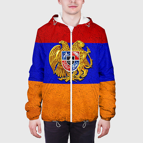 Мужская куртка Армения / 3D-Белый – фото 3