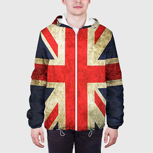 Мужская куртка Великобритания / 3D-Белый – фото 3