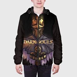 Куртка с капюшоном мужская Dark Souls: Knight, цвет: 3D-черный — фото 2