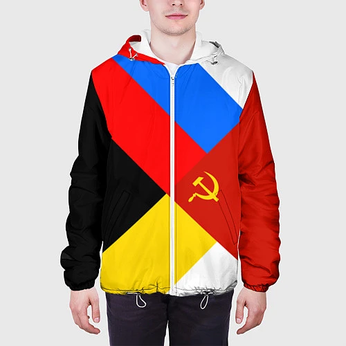 Мужская куртка Вечная Россия / 3D-Белый – фото 3