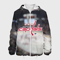 Куртка с капюшоном мужская Washington Capitals, цвет: 3D-белый