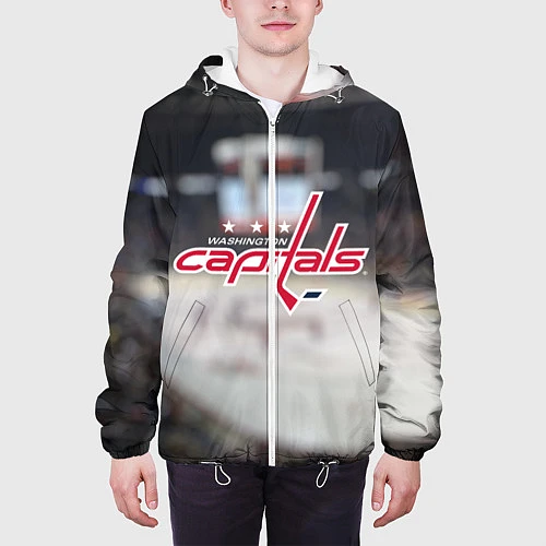 Мужская куртка Washington Capitals / 3D-Белый – фото 3