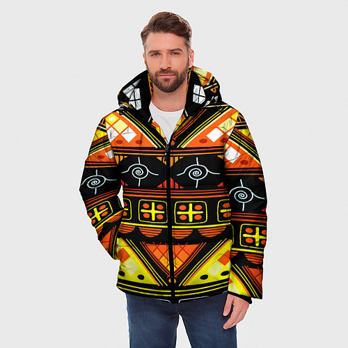 Мужская зимняя куртка Element ethnic / 3D-Черный – фото 3