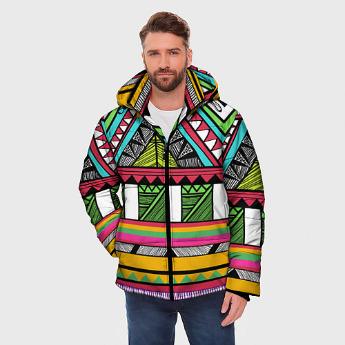Мужская зимняя куртка Зимбабве / 3D-Черный – фото 3