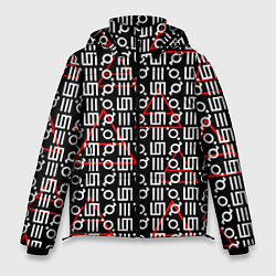 Куртка зимняя мужская 30 STM: Symbol Pattern, цвет: 3D-красный