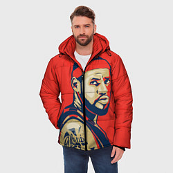 Куртка зимняя мужская LeBron James, цвет: 3D-красный — фото 2