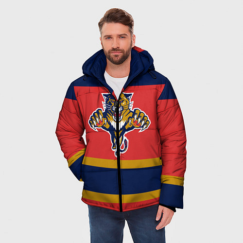 Мужская зимняя куртка Florida Panthers / 3D-Красный – фото 3