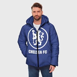 Куртка зимняя мужская Chelsea FC, цвет: 3D-черный — фото 2