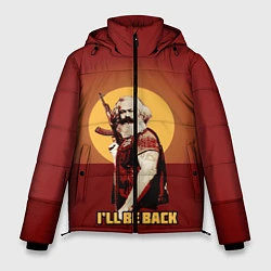 Куртка зимняя мужская Маркс: Ill Be Back, цвет: 3D-черный