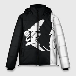 Куртка зимняя мужская Grandfather: Black & White, цвет: 3D-черный