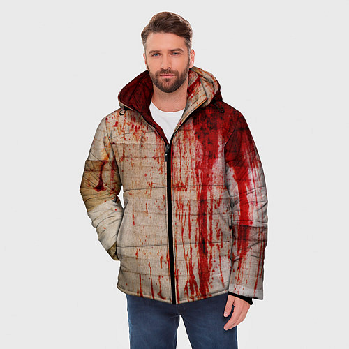 Мужская зимняя куртка Бинты 1 / 3D-Черный – фото 3