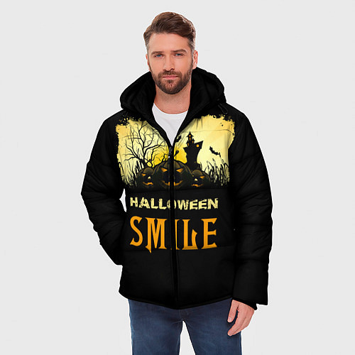 Мужская зимняя куртка Smile / 3D-Черный – фото 3