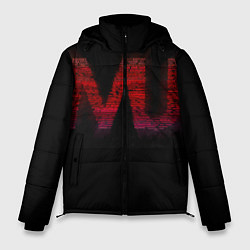 Куртка зимняя мужская Manchester United team, цвет: 3D-черный