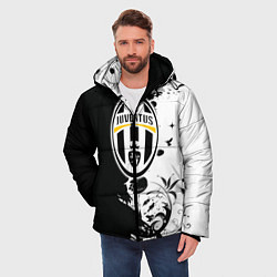 Куртка зимняя мужская Juventus4, цвет: 3D-светло-серый — фото 2