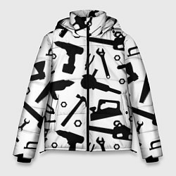 Куртка зимняя мужская Строитель 7, цвет: 3D-черный