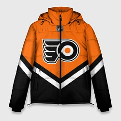 Куртка зимняя мужская NHL: Philadelphia Flyers, цвет: 3D-черный