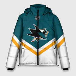 Куртка зимняя мужская NHL: San Jose Sharks, цвет: 3D-красный