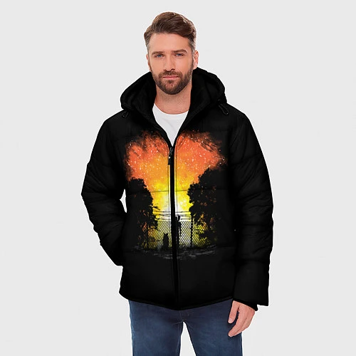 Мужская зимняя куртка Wasteland Apocalypse / 3D-Черный – фото 3