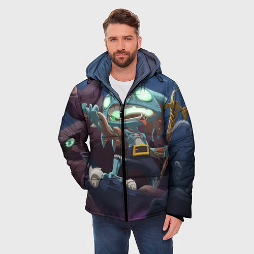 Мужская зимняя куртка Fizz / 3D-Черный – фото 3