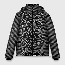 Куртка зимняя мужская Joy Division: Unknown Pleasures, цвет: 3D-красный