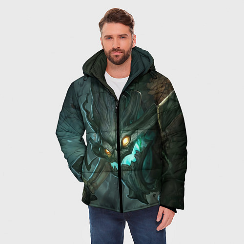 Мужская зимняя куртка Маокай / 3D-Черный – фото 3