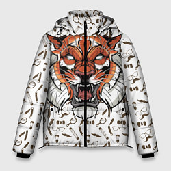 Мужская зимняя куртка Тигр-барбер