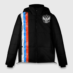 Куртка зимняя мужская Russia - Black collection 2023, цвет: 3D-черный