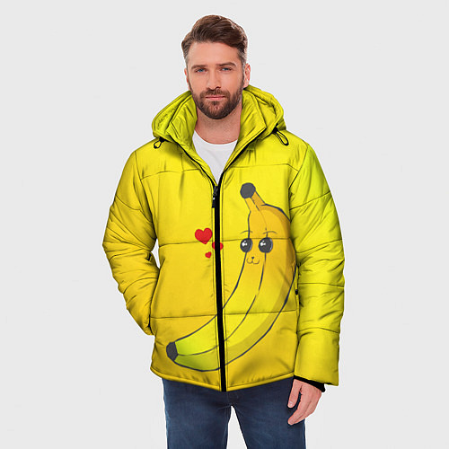 Мужская зимняя куртка Just Banana (Yellow) / 3D-Черный – фото 3