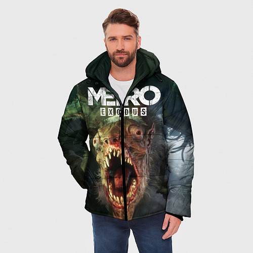 Мужская зимняя куртка Metro Exodus / 3D-Красный – фото 3