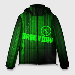 Куртка зимняя мужская Green Day лучи, цвет: 3D-красный