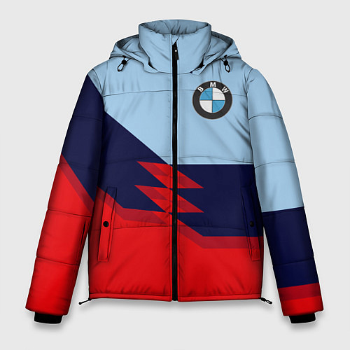 Мужская зимняя куртка BMW БМВ / 3D-Красный – фото 1