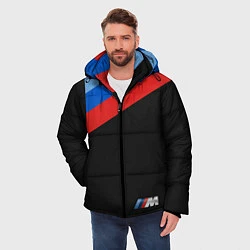 Куртка зимняя мужская Бмв Bmw 2018 Brand Colors, цвет: 3D-черный — фото 2