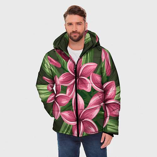 Мужская зимняя куртка Райский сад / 3D-Черный – фото 3