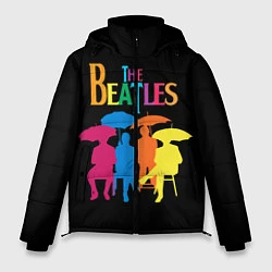 Куртка зимняя мужская The Beatles: Colour Rain, цвет: 3D-красный