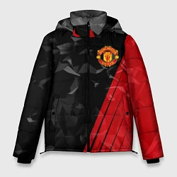 Куртка зимняя мужская FC Manchester United: Abstract, цвет: 3D-черный