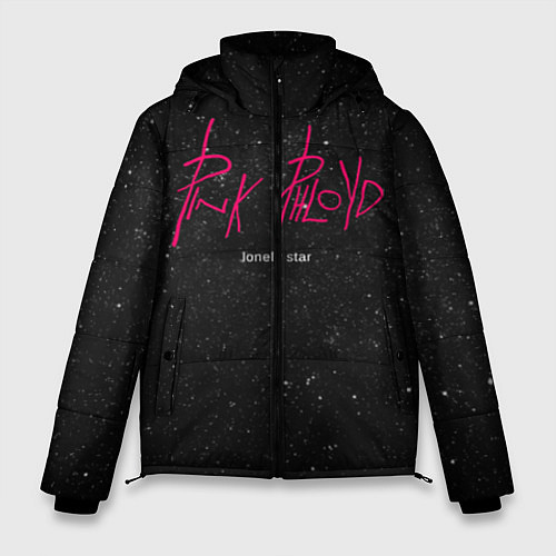 Мужская зимняя куртка Pink Phloyd: Lonely star / 3D-Красный – фото 1