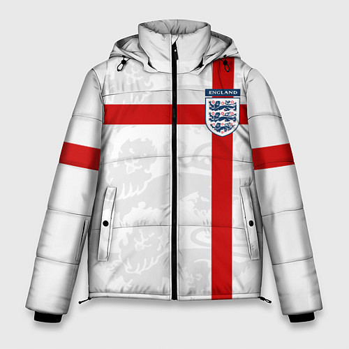 Мужская зимняя куртка Сборная Англии / 3D-Красный – фото 1
