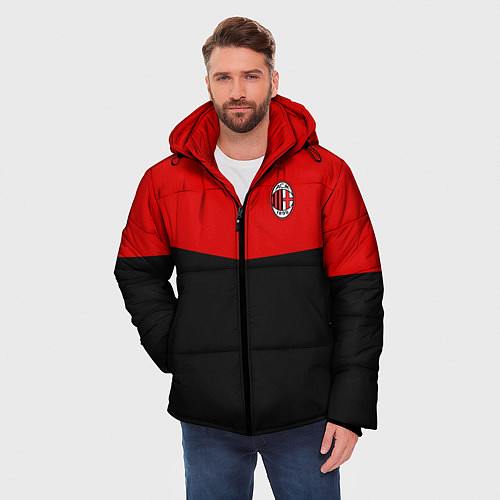 Мужская зимняя куртка АC Milan: R&B Sport / 3D-Черный – фото 3